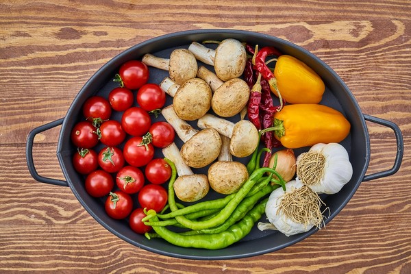 ▲番茄,香菇,豆,大蒜,辣椒,青椒,蔬菜。（圖／翻攝自pixabay）