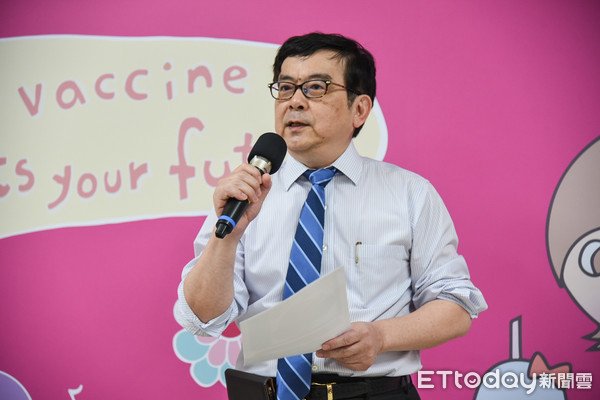 ▲臺大醫院黃立民醫師出席HPV疫苗年底全面開打記者會。（圖／記者林敬旻攝）。