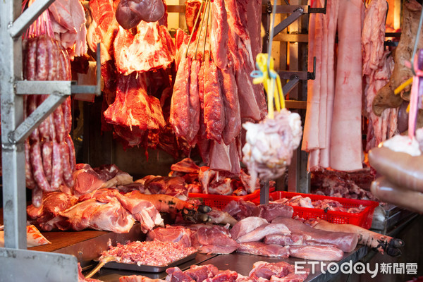 ▲▼豬肉攤,肉販,市場,肉類。（圖／記者季相儒攝）